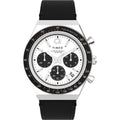 Montre Homme Timex Q DIVER CHRONO Blanc Noir (Ø 40 mm)