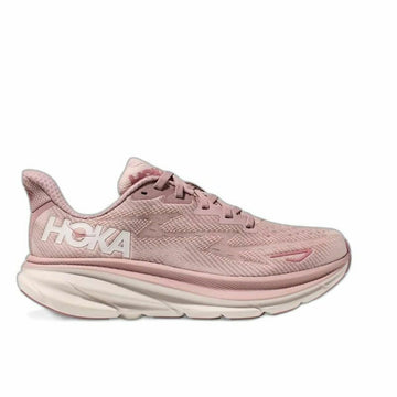 Chaussures de Running pour Adultes HOKA Clifton 9 Saumon Femme