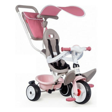 Tricycle Smoby Baby Balade Plus 3-en-1 Rose (68 x 52 x 101 cm)