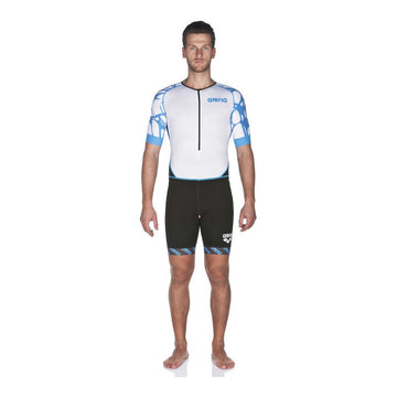 Maillot de bain homme Arena TRISUIT ST AERO FRONT ZIP 2A951504