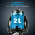 Aspirateur Medion Turquoise Noir/Bleu 800 W