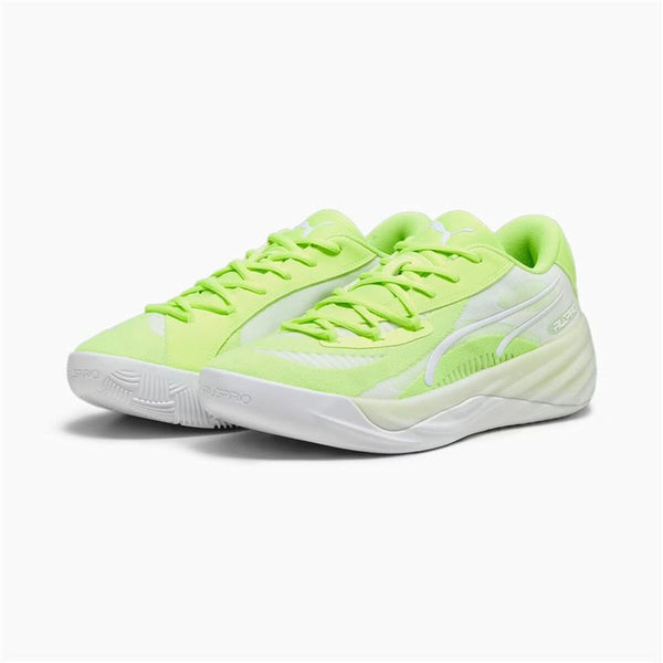 Chaussures de Basket-Ball pour Adultes Puma All-Pro Nitro Jaune