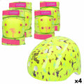 Set de protection sportive Colorbaby Neon Cali Vibes Jaune (4 Unités)