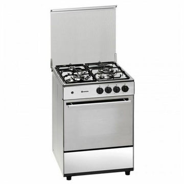 Cuisinière au gaz butane Meireles 60 cm 49 L Acier (3 Cuisinière)