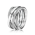 Bague Femme Pandora SPARKLING & POLISHED LINES - RING - SIZE 52