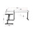 Bureau Huzaro HZ-Hero 6.0 Blanc Acier Fibre de Carbone 178 x 4 x 112 cm