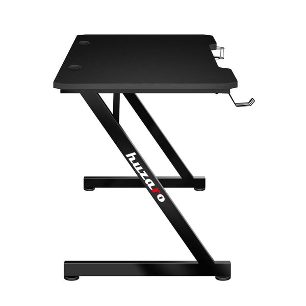 Bureau Gaming Huzaro Hero 2.5 Noir Aluminium 120 x 60 cm