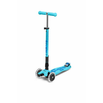 Scooter Micro Maxi Deluxe LED Bleu