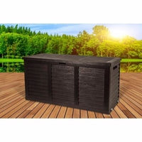 Coffre de jardin TOOD Marron Résine (119 x 52 x 58 cm)