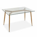 Table d'appoint Versa Rebecka Verre Métal (80 x 75 x 120 cm)