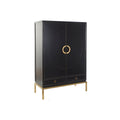 Armoire DKD Home Decor Noir Doré 120 x 50 x 175 cm