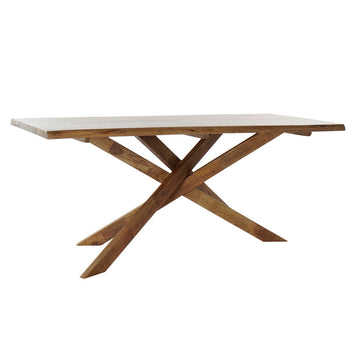 Table de Salle à Manger DKD Home Decor 180 x 86 x 76 cm Naturel Noyer