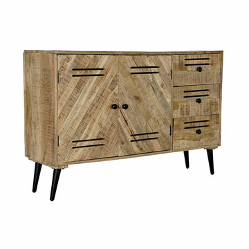 Buffet DKD Home Decor Noir Métal Bois de manguier (140 x 40 x 93 cm)