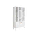 Étagère DKD Home Decor Blanc Métal Bois de manguier 90 x 40 x 180 cm