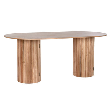 Table de Salle à Manger Home ESPRIT Naturel Bois de paulownia Bois MDF 180 x 90 x 75 cm