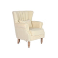 Fauteuil Home ESPRIT Blanc Naturel Bois d'hévéa 73 X 65 X 87 cm