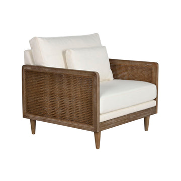 Fauteuil Home ESPRIT Blanc Naturel 93 x 86 x 88 cm