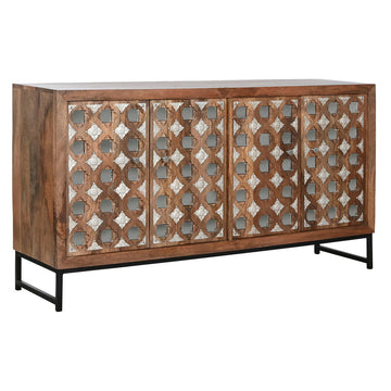 Buffet Home ESPRIT Marron Noir Argenté 150 x 38 x 80 cm