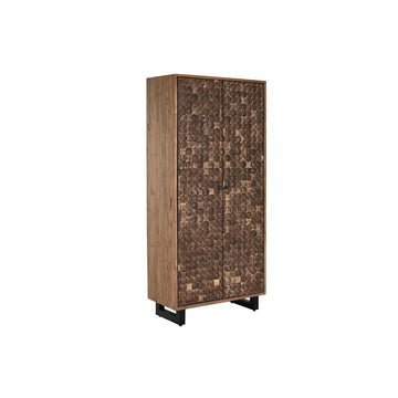 Armoire Home ESPRIT bois de teck Fibres de coco 85 X 40 X 185 cm