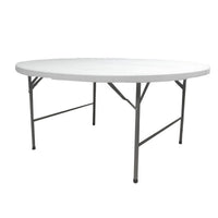 Table Piable Blanc HDPE 122 x 122 x 74 cm