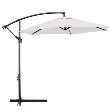 Parasol Monty Beige Aluminium 270 cm