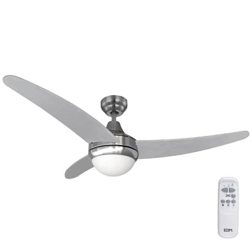 Ventilateur de Plafond avec Lumière EDM Egeo 60 W Chrome