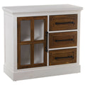 Buffet Alexandra House Living Blanc Bois 86 x 78 x 34 cm