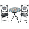 Ensemble Table + 2 Chaises Alexandra House Living Multicouleur 60 x 71 x 60 cm Mosaïque