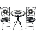 Ensemble Table + 2 Chaises Alexandra House Living Multicouleur 60 x 71 x 60 cm Mosaïque