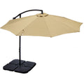 Parasol Alexandra House Living Marron Noir 2,7 m Polyester