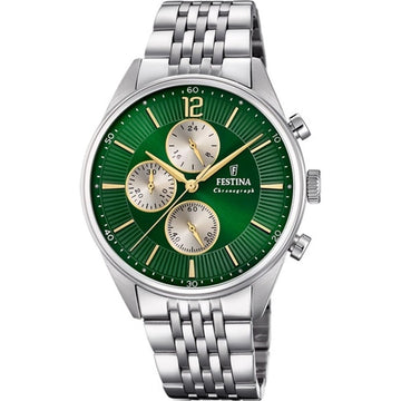 Montre Homme Festina F20285/9 Vert Argenté