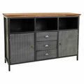 Buffet Alexandra House Living Marron Gris Bois Métal 36 x 82 x 121 cm