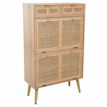 Armoire à chaussures Alexandra House Living Naturel Grille 120 x 32 x 70 cm