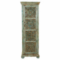 Armoire Alexandra House Living Bleu Bois de manguier 40 x 165 x 56 cm