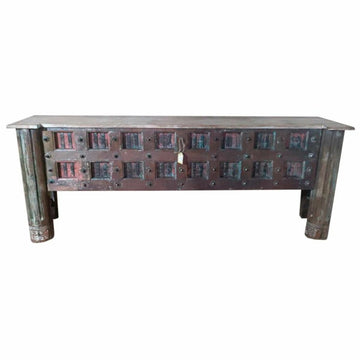 Buffet Alexandra House Living Marron Acacia Bois de manguier 42 x 90 x 223 cm