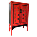 Armoire Alexandra House Living Rouge Bois 40 x 150 x 100 cm