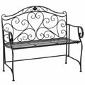 Banc Alexandra House Living Noir Fer 50 x 88 x 110 cm