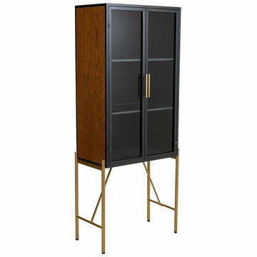 Armoire Alexandra House Living Marron verre Bois d'épicéa Bois MDF 35 x 155 x 64 cm