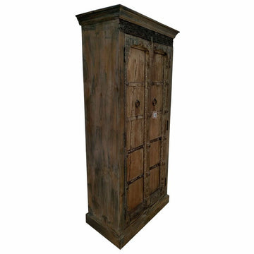 Armoire Alexandra House Living Marron polystyrène Bois de manguier 43 x 188 x 91 cm