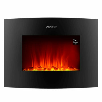 Cheminée murale électrique décorative Cecotec Ready Warm 2250 Curved Flames Connected Noir 1000 - 2000 W 2000 W