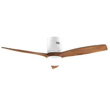 Ventilateur de Plafond avec Lumière Cecotec EnergySilence Aero 5600 Aqua Blanc Marron 40 W