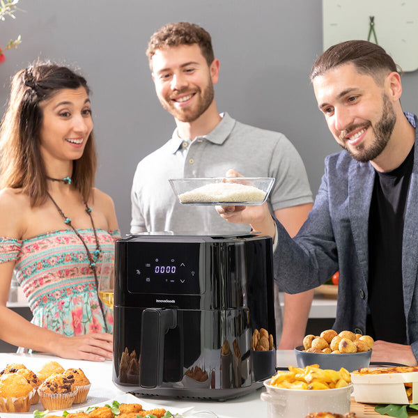 Friteuse à Air avec Balance InnovaGoods Fryinn Balance 5000 Noir 1500 W 5 L Acier inoxydable