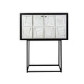 Armoire Romimex Blanc Noir Bois 44 x 165 x 103 cm