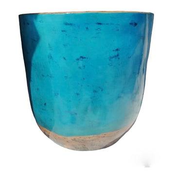 Cache-pot Romimex Bleu Ciment Fibre 80 x 80 x 80 cm