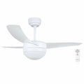 Ventilateur de Plafond avec Lumière Orbegozo CP88105 Blanc 60 W