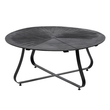 Table Basse Noir 80 x 80 x 35 cm