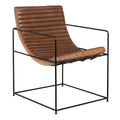 Fauteuil Marron Noir 58 x 68 x 75 cm