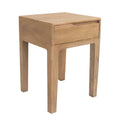 Table d'appoint STRAIGHT LINE Naturel Bois de manguier 40 x 40 x 65 cm