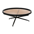 Table Basse Noir 100 x 100 x 40 cm