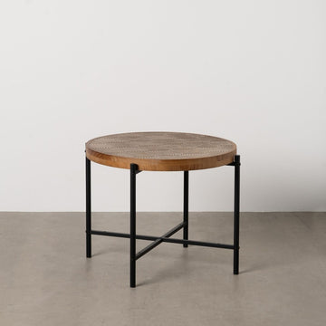 Table d'appoint Noir Naturel